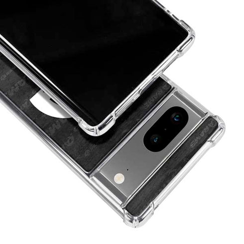 NFL Los Angeles Rams Black & White Google Pixel 7a Clear Case